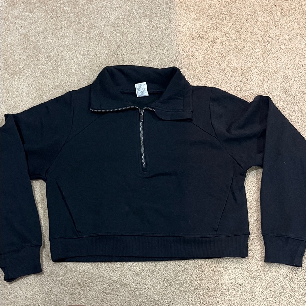 All in Motion Black Cowl Neck Sweater